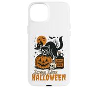 Long Live Halloween Funny Pumpkin Black Cat Men Women Carcasa para iPhone 15 Plus