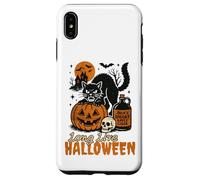 Long Live Halloween Funny Pumpkin Black Cat Men Women Carcasa para iPhone XS MAX