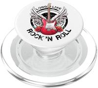 Long Live Rock and Roll Rock&Roll Guitarras Eléctricas Vintage PopSockets PopGrip para MagSafe
