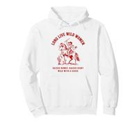 Long Live Women Wild West Cowgirl Rodeo Western Design Sudadera con Capucha