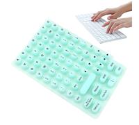 Long Nails Typing Stickers, Keyboard Cover Pad, Reusable Silicone Protector, Easy-Use Sticky Design, Compact Sturdy for Women Using PC, Desktop, Laptop, Notebook Computers
