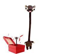 Long Neck Plush Doll, Soft Cuddly Stuffed Toy, 15.7 Inches Plush Animal with Soft Fabric Design, Stuffed Figurine Toys, Cute Animal Doll with Charming Style, Plushes Toy for Bedroom Display Use