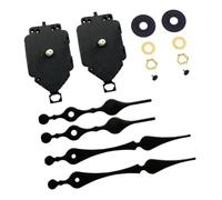 Long Shaft Pendulum Quartz Clock Movement DIY Kit Replacement Gear Ratio for Wall Clocks Mantle Clocks with Accurate Timekeeping Mechanism(2# 23.5mm)