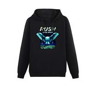Long Sleeve Hooded Sweatshirt Rush Owl Fly by Night L New H3 Sportgear Merch Fashion Cotton Blend Hoody