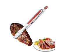 Long Stainless Steel Cooking Grill Tongs, Buffet Serving Tongs, Heatproof Kitchen Gadgets for Grilling, Roasting, BBQ, Ideal for Cooking, Barbacoa, and Food Serving at Parties Outdoor and Indoor Meals