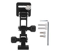 Long Telephoto Lens Support Bracket | Quick Release Plate Holder for Heavy Lenses | Camera Lens Stabilizer for DSLR/Mirrorless Cameras | Dual Knob & Gradienter, 126g