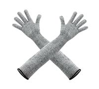 Long Thorn Proof Gardening Gloves - Thorn Proof Rose Pruning Leather Garden Yard Gauntlet Glove, Gardening, Protective Work Mitt For Men Gardeners Pulling Cutting Cleaning Landscaping Outdoor