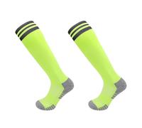 Long Tube Socks Men's Thick Towel Bottom Sweat-absorbing And Anti-slip Over Knees Calcetines deportivos para niños, Green 4,L