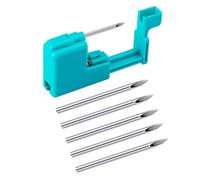 Longbeauty 14G 16G 20G Body Piercing Kit para ombligo/labio/lengua/oreja/nariz/ceja/pezón auto piercing pistola agujas herramientas, 14G, Plástico, No es una piedra preciosa