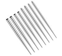 Longbeauty 14G 16G Acero Inoxidable Piercing Pin Taper Piercingsnadel Einsteckstift para oreja, nariz, ombligo, pezón, labio, ceja, sin rosca, cuerpo, piercing, herramienta auxiliar, Acero inoxidable