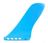 Longboard de fibra de vidrio 9 63.5 cm Aleta de surf central de una sola aleta sin bloqueo de tornillo Fácil de usar Nylon reforzado (azul)