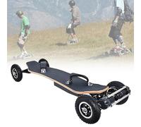 Longboard Eléctrico & Skateboard Electrico para Adultos, Motor Dual, Ruedas 4 X 8in, Velocidad y Autonomía 20km/h, Mando Inalámbrico Incluido