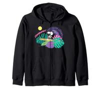 Longboard Retro Peanuts Snoopy Summer Surfing Hawaii Holiday Sudadera con Capucha