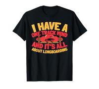 Longboard Skate Patineta - Surf Longboard Camiseta
