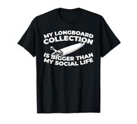 Longboard Skate - Surf Patineta Longboard Camiseta