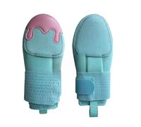 Longcanhui Manopla deslizante de béisbol, guante universal para mano derecha o izquierda, tallas para jóvenes y adultos, neopreno, correa de muñeca ajustable (azul, adulto)