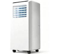 LONGCAO Aire Acondicionado Portátil 3 en 1 Frío/Deshumidificador/Ventilador, Sin Unidad Exterior, Silencioso 52dB Modo Noche, Mando y Ruedas, para Dormitorio y Oficina, 7000 British Thermal Units