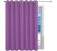 LONGCAO Cortinas Opacas 1 Pieza 220 x 220 cm Cortinas Termicas Aislantes Frio y Calor, Acusticas, Cortina Separador de Ambientes Cortina Dormitorio Sala para Habitacion Infantiles, Morado