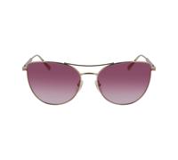 LONGCHAMP Mujer LONGCHAMP LO134S 43028 770 Gafas de sol Metal Oro Rojo Mariposa Normal Sombreado