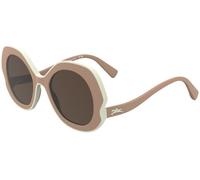 LONGCHAMP Mujer LO780S 272 Gafas de sol Inyección biológica Desnudo Redonda Normal