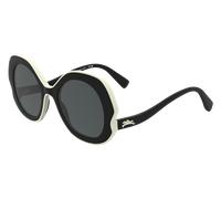 LONGCHAMP Mujer LO780S 038 Gafas de sol Inyección biológica Gris Redonda Normal