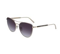 LONGCHAMP Mujer LONGCHAMP LO134S 43028 714 Gafas de sol Metal Oro Gris Mariposa Normal Sombreado