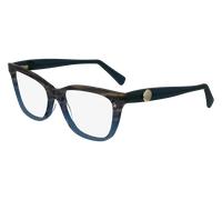 LONGCHAMP Mujer LONGCHAMP LO2744 406 Monturas ópticas Acetato Azul Cuadrada Normal Normal