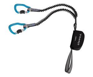 Longe de via ferrata CAMP KINETIC REWIND COMP (gris/azul)