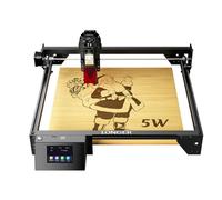 Longer Laser Engraving and Cutting Machine 5W, 400 x 400 mm, Offline with Touch Screen, for Wood, Acrylic, Leather, Glass, Metal, Engraving Speed Up to 24,000 mm/min,