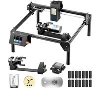 LONGER Máquina de grabado láser, haz Ray5, 20.000 mW, máquina de grabado con kit de asistencia al aire, herramienta de corte láser CNC DIY para metal, vidrio y madera, superficie de trabajo 15,7 x