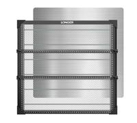 LONGER Mesa de panal de abejas 500x500mm con escala marcada, protección de materiales, evacuación de humos, compatible con láser diodo y CO2