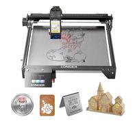 LONGER RAY5, grabadora láser mejorada, 20 W, pantalla táctil color 3,5 ", control offline por app, para grabar metal, vidrio y madera.