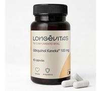 Longevitas Ubiquinol Kaneka 679 mg - Coenzima Q10 Activa Alta Absorción - Energía Celular y Apoyo Cardiovascular - Antioxidante Natural - 60 Cápsulas