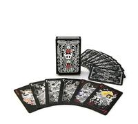 LongGenius Cartas de juego con temática de caballero hueco, 54 cartas de tamaño póquer