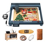 Longger B1 40 W Lasergravierer & Cutter mit 48 W Max für Farbgravur auf Metall, 36.000 mm/min Geschwindigkeit und 450 x 440 mm Arbeitsfeld