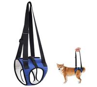 LONGHAO ArnéS De ElevacióN para Perros ArnéS De Soporte para Perros ArnéS PortáTil para Las Patas Traseras De Perro ArnéS De Apoyo Y RehabilitacióN para Perros,Ayuda para Levantar Perros,15kg (Azul)