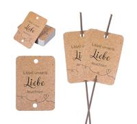 LongHoneySong 50 unidades de bengalas de boda etiquetas Lasst unsere Liebe leuchten Freudentränen Hochzeitskarte Wunschkarten Hochzeit Grußkarte[kein Wunderbenzen] (B)