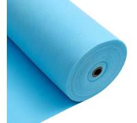 Longing Home Rollo de Mantel de 1,18 x 25 m, Azul Cielo, desechable, no Tejido Similar a la Tela, Rollo de Mantel por Metros, Adecuado para cumpleaños, Fiestas, decoración