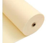 Longing Home Rollo de Mantel de 1,18 x 25 m, Crema, desechable, no Tejido Similar a la Tela, Rollo de Mantel por Metros, Adecuado para cumpleaños, Fiestas, decoración