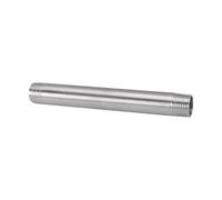 Longitud 50/100/150/200/250/300mm 1/4 "3/8" 1/2 "3/4" -2 ”rosca Macho Boquilla Larga Conector De Montaje Tubería Acero Inoxidable 304(Standard Length,1-1/4")