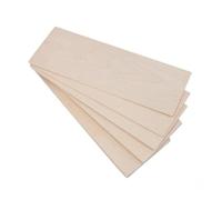 Longitud de la madera tallada: 200 mm, ancho: 100 mm, 5 piezas de chapa de abedul, chapas de madera de abedul, materiales hechos a mano, palos de madera (T 15 mm x 5 piezas)