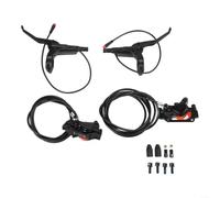 Longitud hidráulica de la asamblea el 18cm del freno del metal para las | Compatible con bicicletas eléctricas y scooters, para una aplicación versátil, potencia de frenado confiable, acabado negro