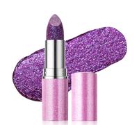 Longlasting Mate Brillo Lápiz Labial Metálico Brillante Brillo Gloss Maquinante Color Labios Para Cumpleaños Para Cumpleaños O Regalo Navidad Brillo Labios Espumosos