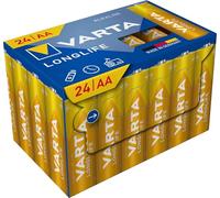 Longlife AA CUBE24 | LR6 1,5 V, Made in Germany, conservación hasta 10 años, para mando a distancia, reloj de pared, radio, despertador o linterna