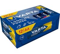 Longlife Power AA CUBE12 | LR6 1,5 V, Made in Germany, conservación hasta 10 años, para consola de juegos, cepillo de dientes, ratón, mando o linterna