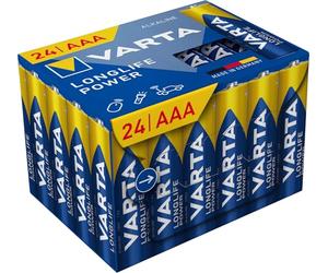 Longlife Power AAA CUBE24 | LR03 1,5 V, Made in Germany, conservación hasta 10 años, para consola de juegos, cepillo de dientes, ratón, mando o linterna