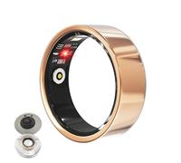 LONGLU Anillo inteligente para hombres y mujeres, rastreador de fitness IP68 impermeable con frecuencia cardíaca, presión arterial, oxígeno en sangre, sueño y deporte