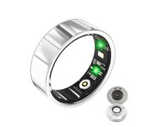 LONGLU Anillo inteligente para hombres y mujeres, rastreador de fitness IP68 impermeable con frecuencia cardíaca, presión arterial, oxígeno en sangre, sueño y deporte