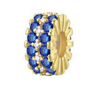 LONGLUCK Colgante de clip de plata de ley 925 para pulseras, collares y perlas con circonita cúbica 5A, regalo para el día de la madre para mujeres, Plata de ley