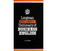 Longman Concise Dictionary Of Business English